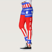 Leggings USA Stars and Stripes (Gauche)