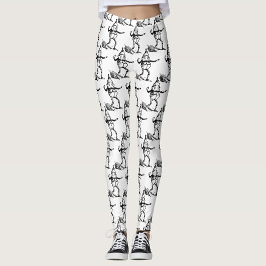 Leggings Vacances d'hiver Elf Gnome Thunder_Cove (Devant)
