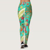 Leggings vacances été plage motif (Dos)