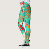 Leggings vacances été plage motif (Gauche)