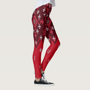 Leggings Vacances moches Sweater Folk Motif