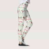 Leggings Vacances Motif de Noël moche (Droite)
