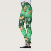 Leggings Vacances, Noël Vert (Gauche)