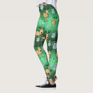 Leggings Vacances, Noël Vert
