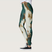 Leggings Vache blanche de l'Ouest Emerald Gold (Gauche)