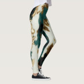 Leggings Vache blanche de l'Ouest Emerald Gold (Droite)