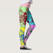 Leggings Vache dans des guêtres des femmes faites sur (Droite)