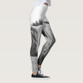 Leggings Vache Highland #6 #mur #art (Droite)