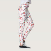 Leggings Vaches, Roses et fraises Coquette Motif (Droite)