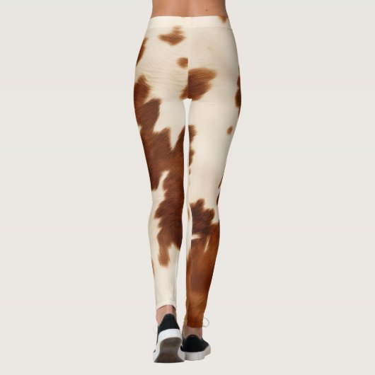 Leggings Vachette à crème Brown occidentale (Dos)