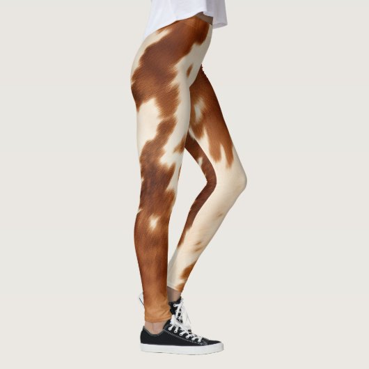 Leggings Vachette à crème Brown occidentale (Droite)