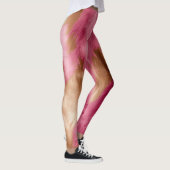 Leggings Vachette de cowgirl en or rose de l'Ouest (Droite)