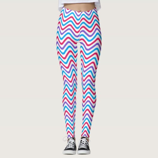 Leggings Vague couleur (Devant)
