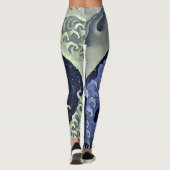 Leggings Vague de Hokusai 1 (Dos)