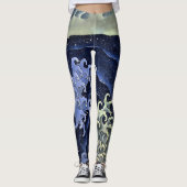 Leggings Vague de Hokusai 1 (Devant)