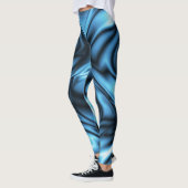 Leggings Vague de soie bleue (Gauche)