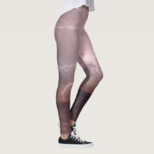 Leggings Vague d'éclairs de tempête de mer (Droite)