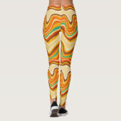 Leggings vague rétro chaud (Dos)