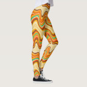 Leggings vague rétro chaud (Droite)