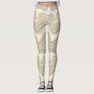 Leggings vague rétro neutre