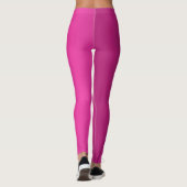 Leggings Vague rose douce de luxe (Dos)