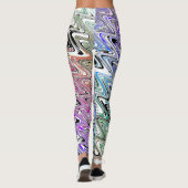 Leggings Vagues arc-en-ciel (Dos)