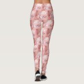 Leggings Vagues d'amour (Dos)