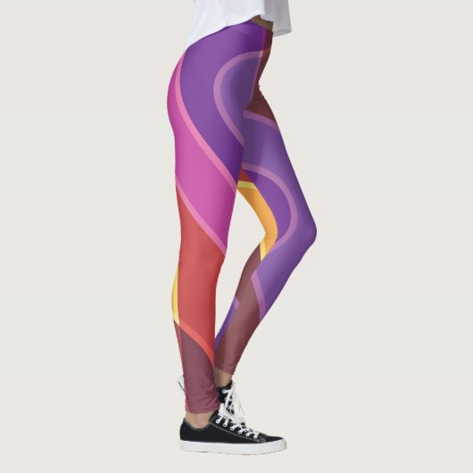 Leggings Vagues de couleur (Droite)