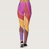 Leggings Vagues de couleur (Dos)