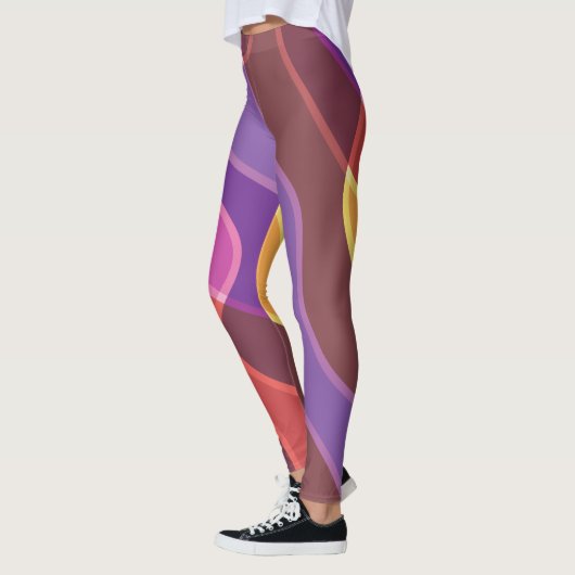 Leggings Vagues de couleur (Gauche)