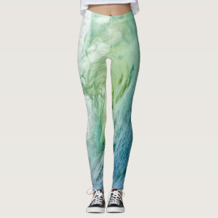 Leggings Vagues de mer colorées