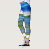 Leggings Vagues de plage 0346 (Gauche)