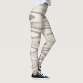 Leggings Vagues de texture blanche teinte (Droite)
