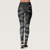 Leggings Vagues d'eau noire (Dos)