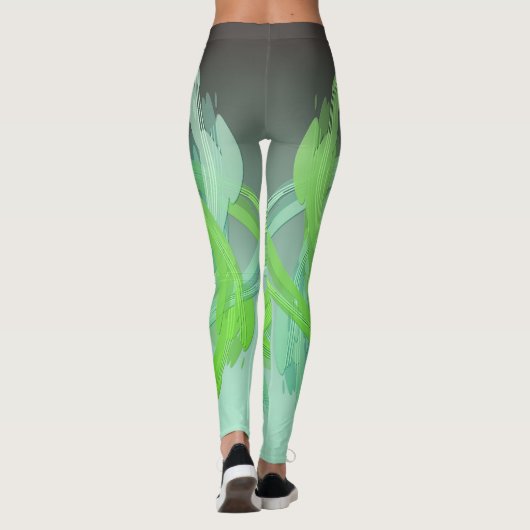 Leggings Vagues des remous n (Dos)
