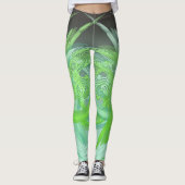 Leggings Vagues des remous n (Devant)