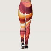 Leggings Vagues en fusion (Dos)