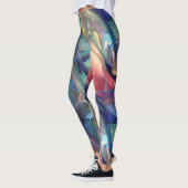 Leggings Vagues en verre Abstrait (Gauche)