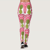 Leggings Vagues et cercles (Dos)