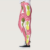 Leggings Vagues et cercles (Gauche)