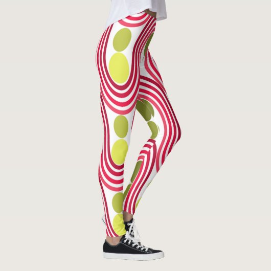 Leggings Vagues et cercles (Droite)