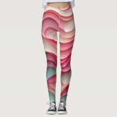 Leggings Vagues fraîches couleur bonbon (Devant)