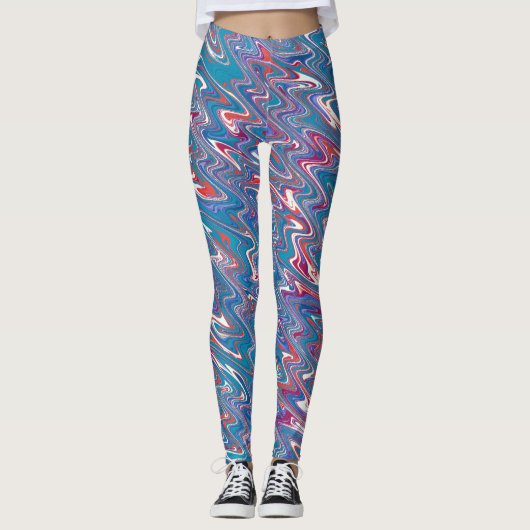 Leggings Vagues funky (Devant)