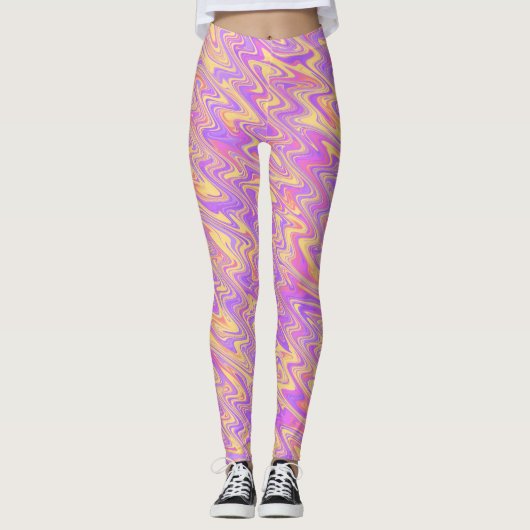 Leggings Vagues Funky (Devant)