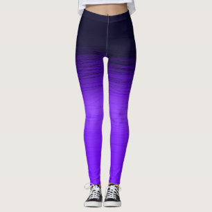 Leggings Vagues nocturnes roses
