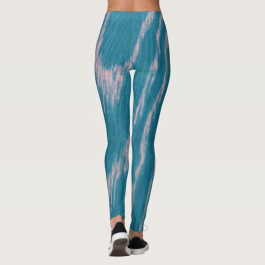 Leggings Vagues océaniques (Dos)