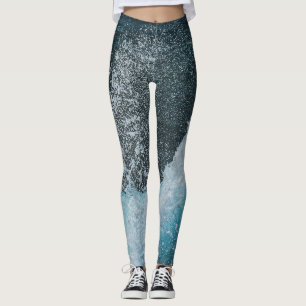 Leggings Vagues océaniques Crystal