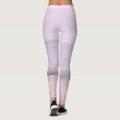 Leggings Vagues océaniques Pastel doux 5 (Dos)