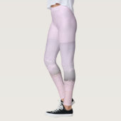 Leggings Vagues océaniques Pastel doux 5 (Gauche)