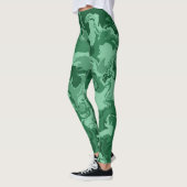 Leggings Vagues vertes (Gauche)